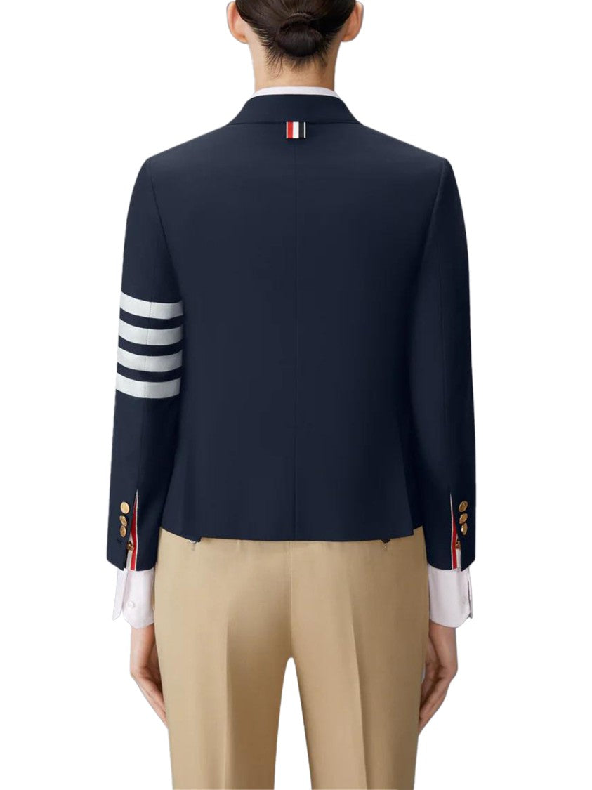 Thom Browne 4-Bar High Armhole Tailored Wool Sport Coat