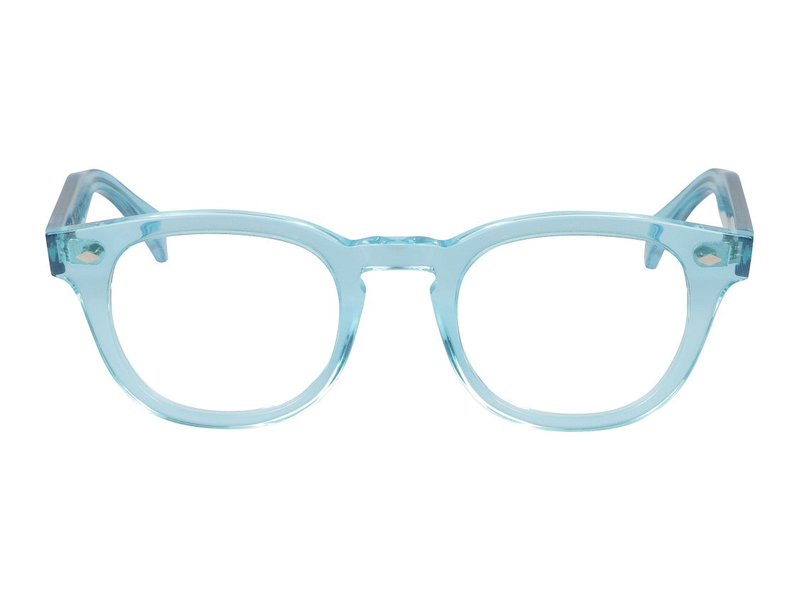 Kador Blue Jolly Cal 49 Translucent Square Eyeglasses