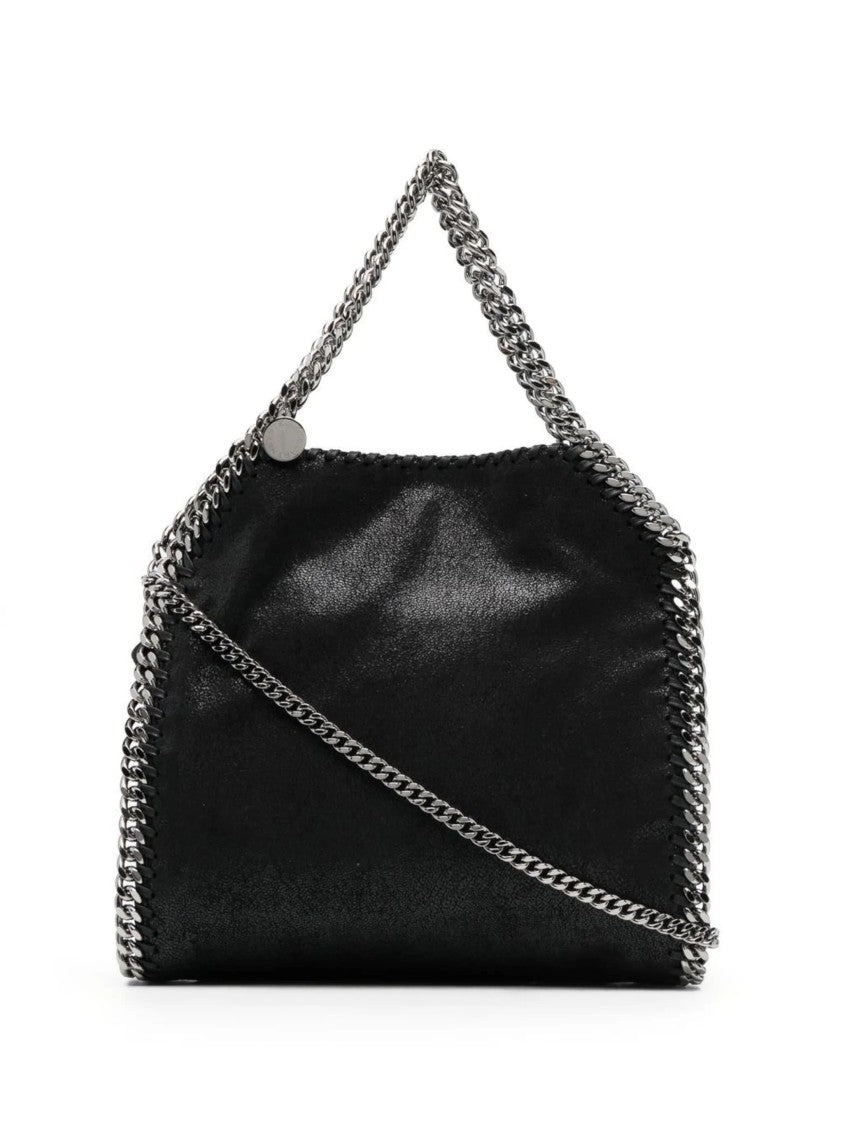Stella Mccartney Compact Shaggy Deer Tote Bag With Recycled Brass Accents