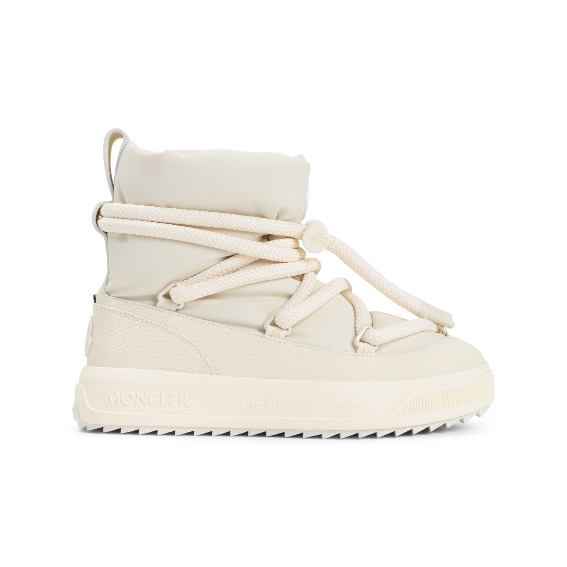 Moncler Light Beige Altive Mid Snow Boots