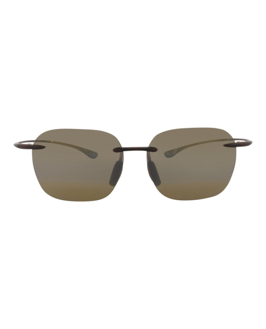 Maui Jim Square-Frame Polarized Nylon Sunglasses