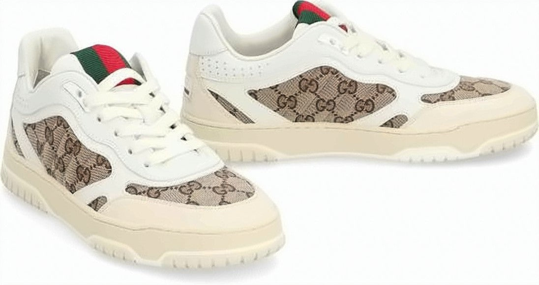 Gucci Low-Top Sneakers With Monogram Pattern