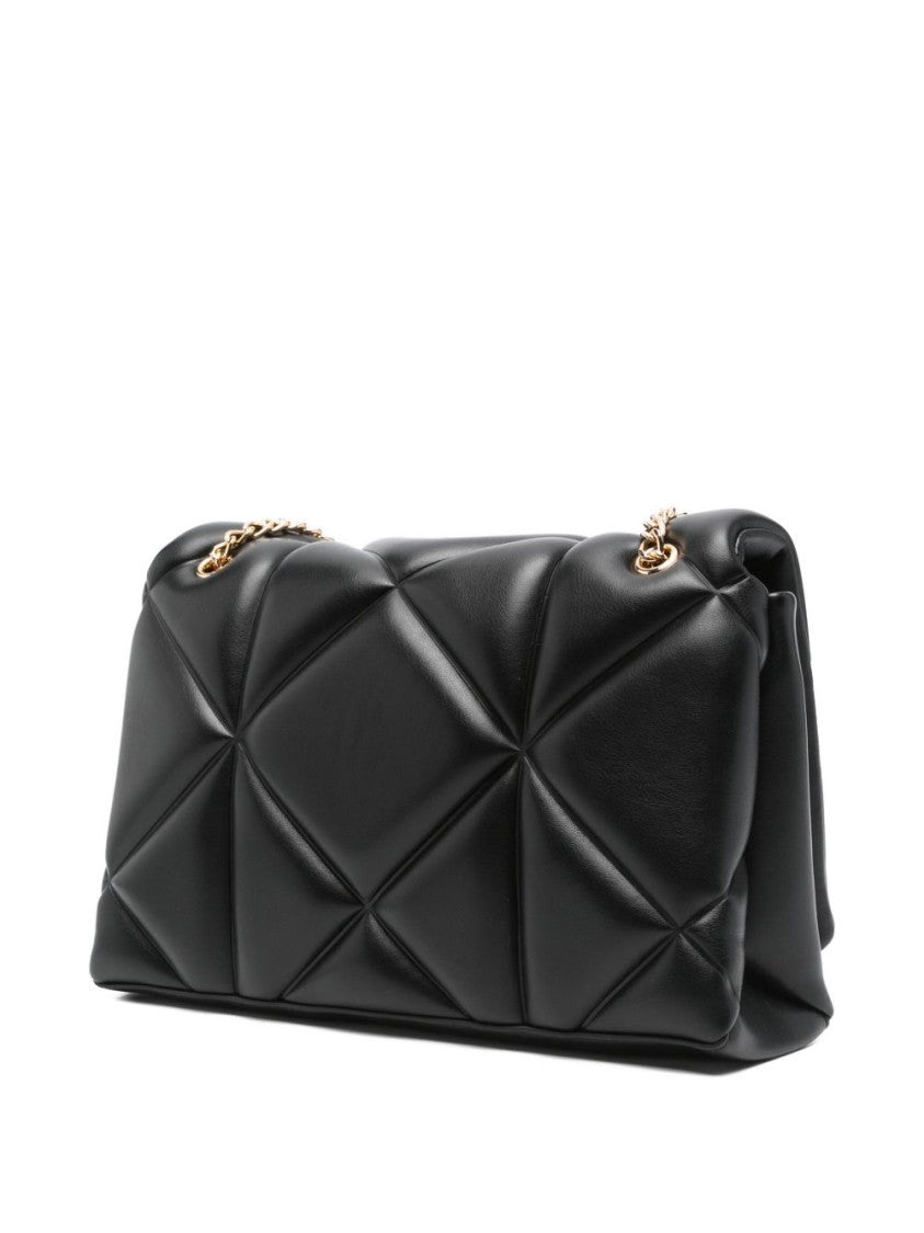 Love Moschino Quilted Shoulder Bag With Gold-Tone Logo