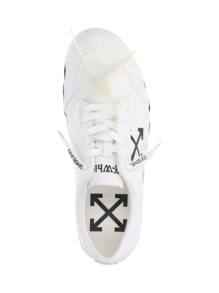 Off-White White Black Graphics Leather Sneakers