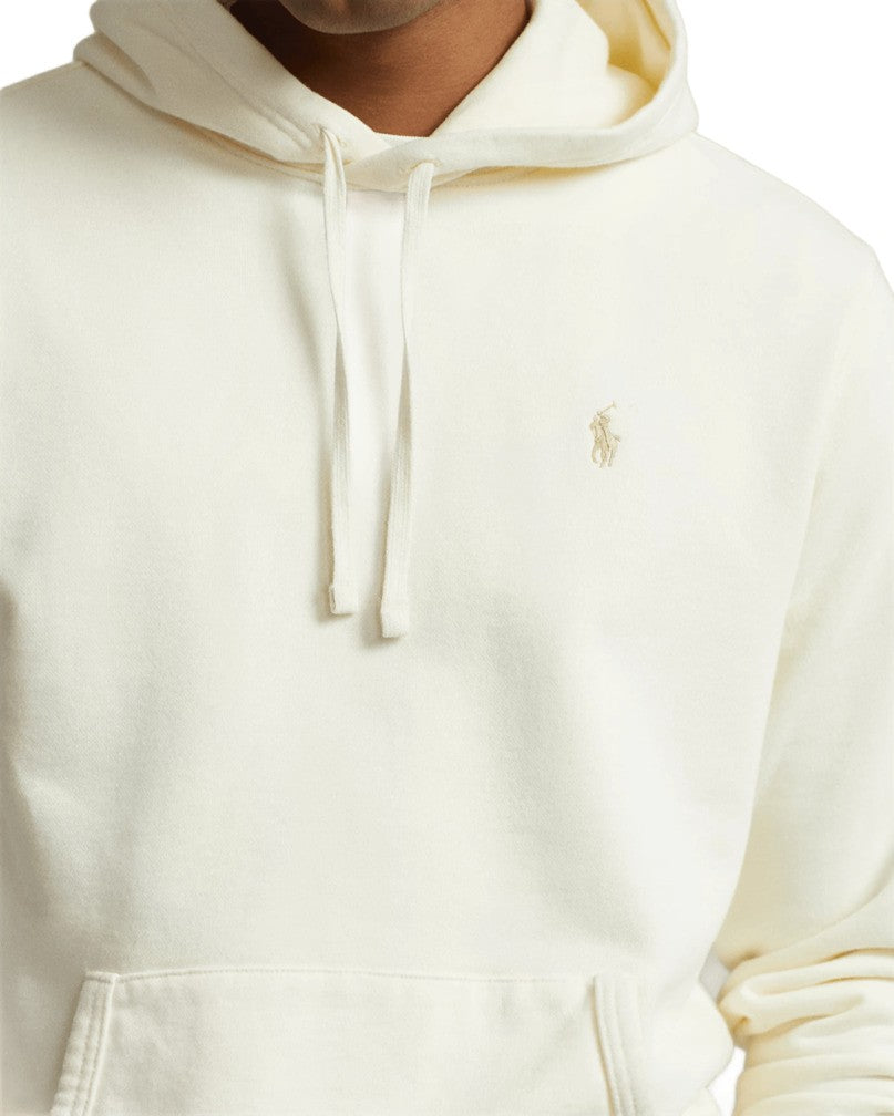 Polo Ralph Lauren Cotton Hoodie With Drawstring And Ribbed Cuffs