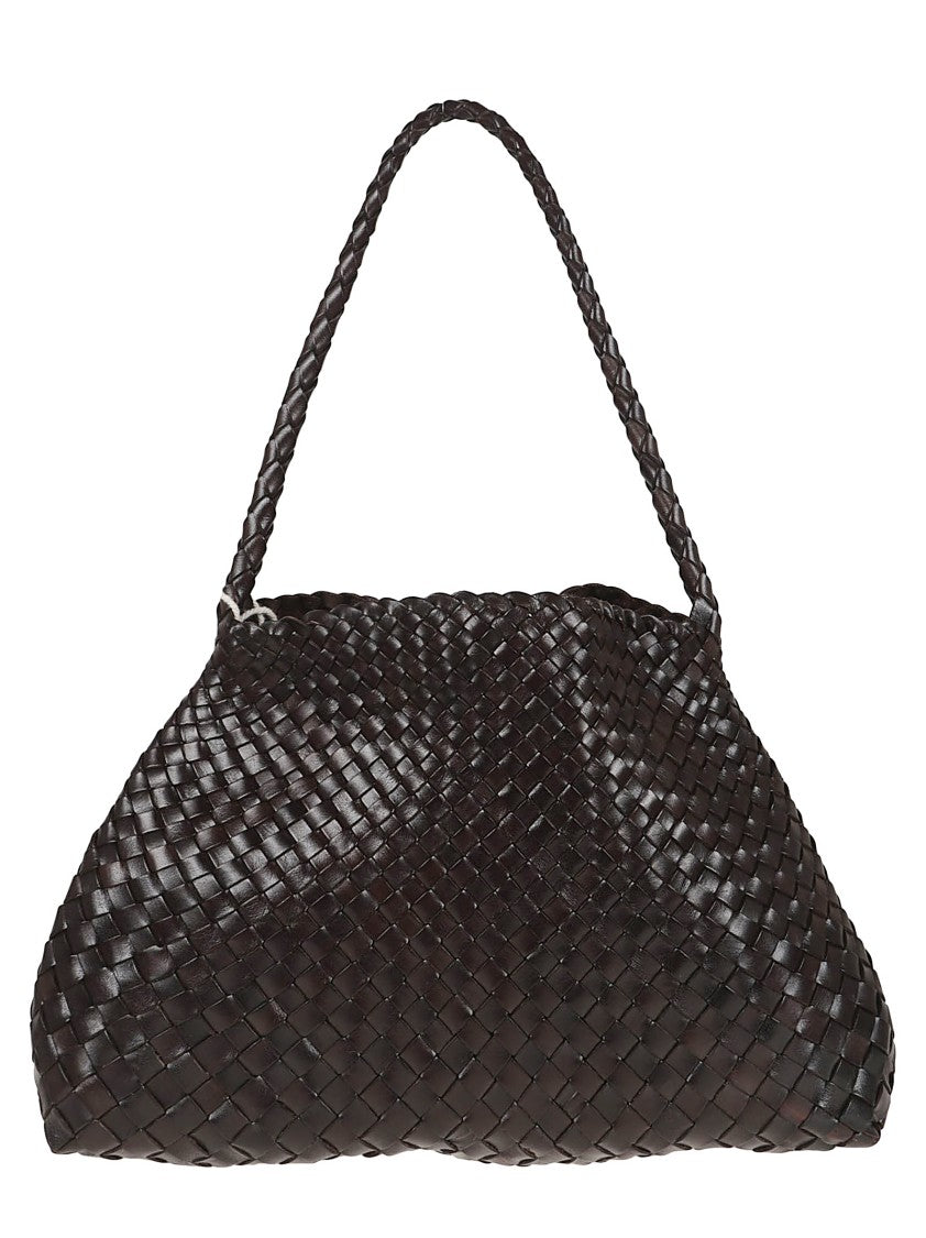 Dragon Tapered Brown Shoulder Bag