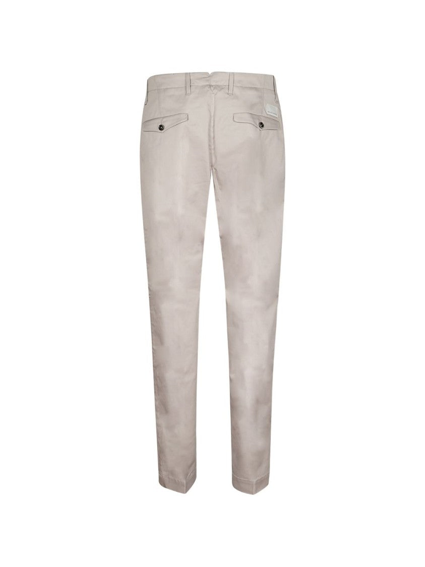 Nine In The Morning Beige Fold 2 Tailored Chino Pants