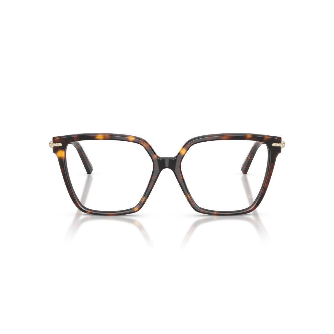 Tiffany & Co. 0Tf2290bu Bold Oversized Square Frame Tortoiseshell Eyeglasses