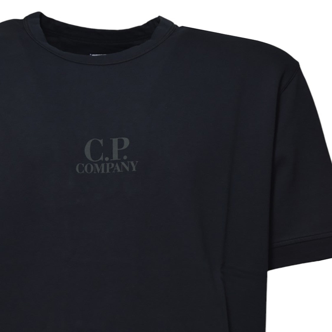C.P. Company Blue Cotton Logo Sweatshirt
