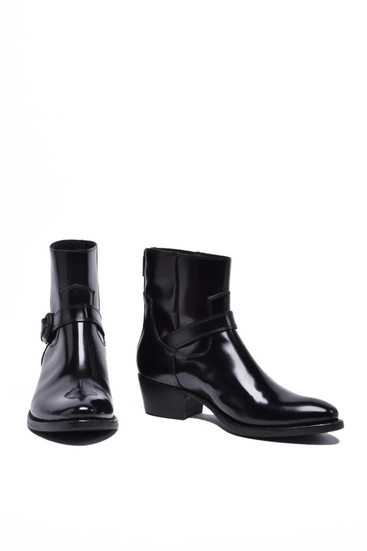Pantanetti Texan Ankle Boot - Black