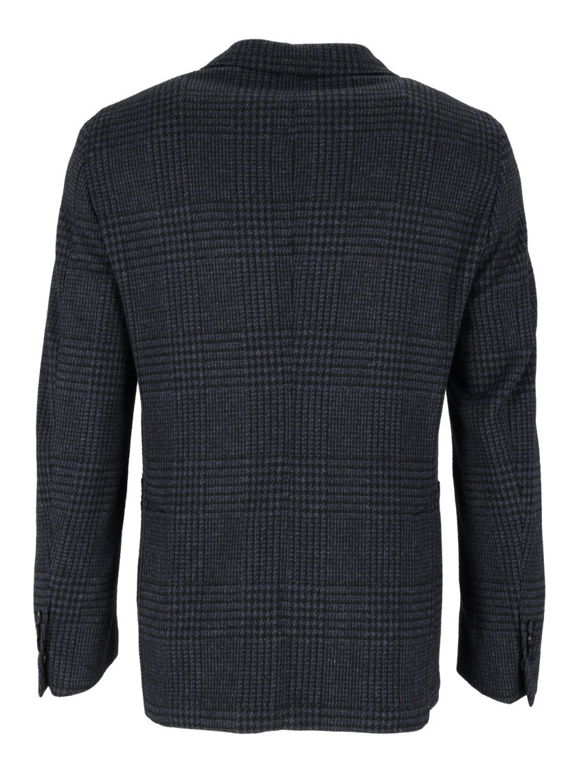 Breras Giacca Uomo Checkered Tailored Blazer