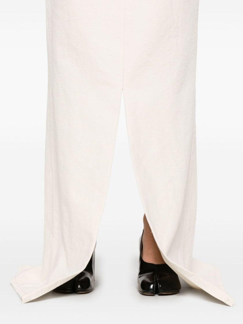 Maison Margiela Beige Cotton Denim Long Skirt