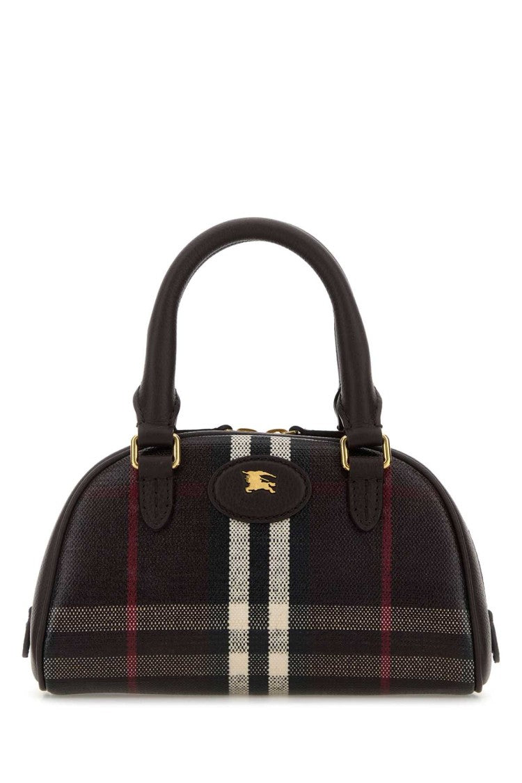 Burberry Printed Canvas Mini Highlands Handbag