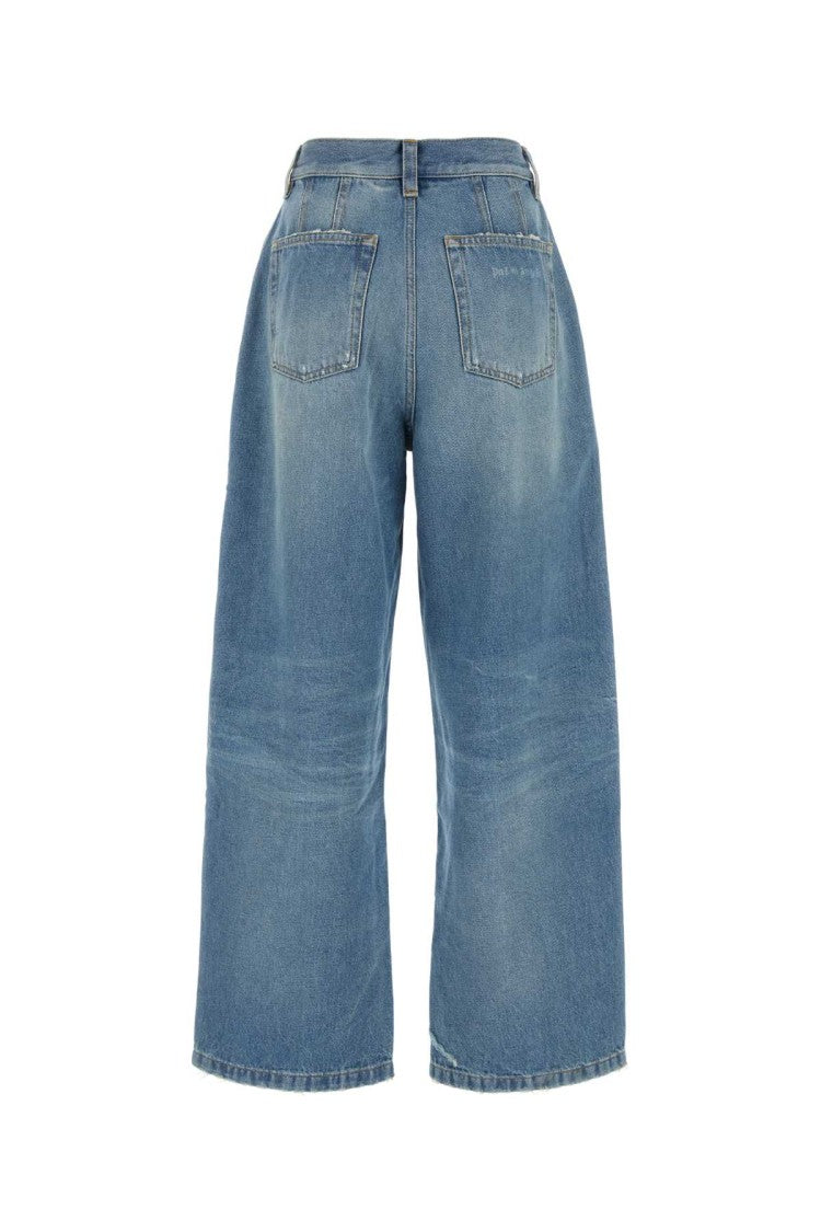 Palm Angels Denim Wide-Leg Jeans