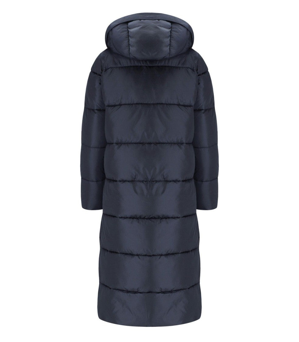 Save The Duck Colette Blue Hodded Padded Jacket