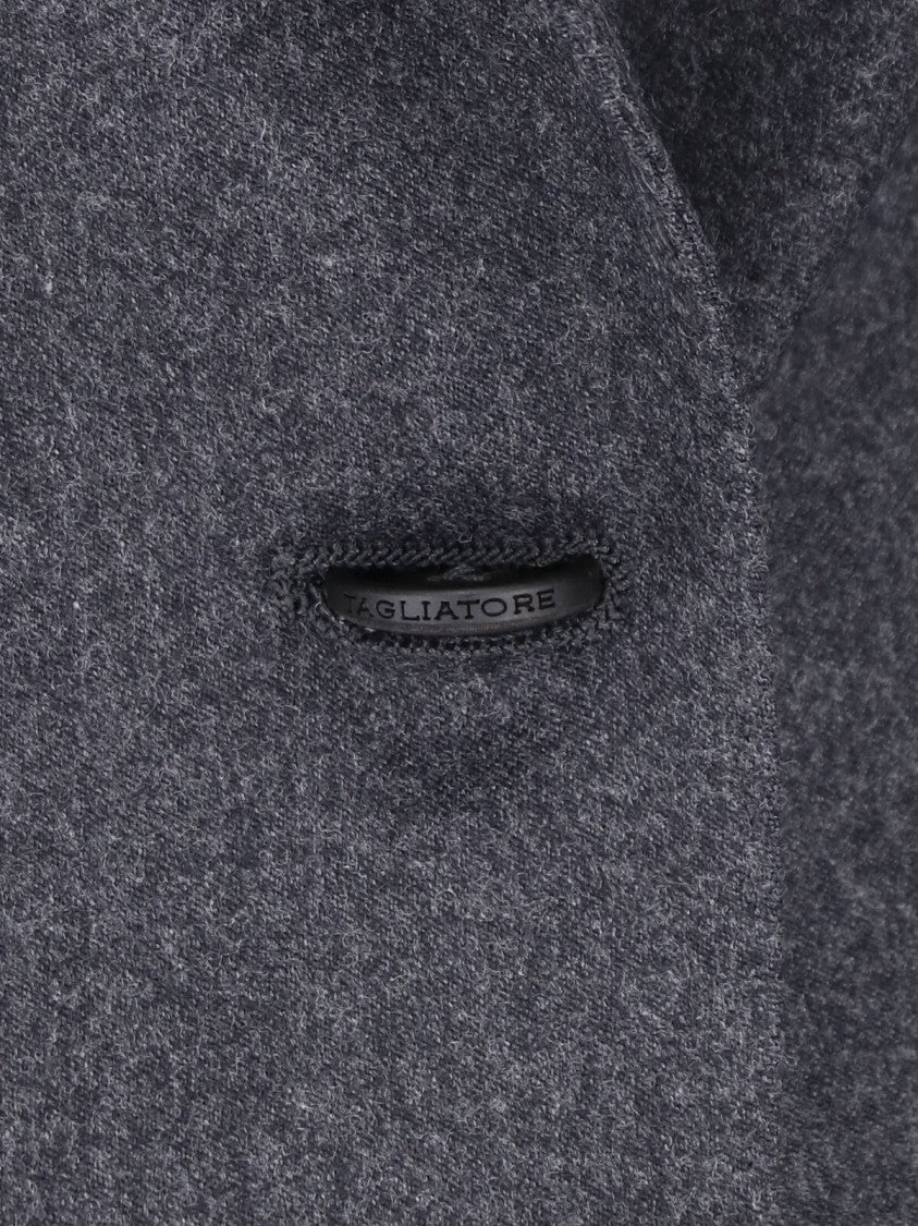 Tagliatore Double-Breasted T-Jasmine Suit In Virgin Wool And Silk
