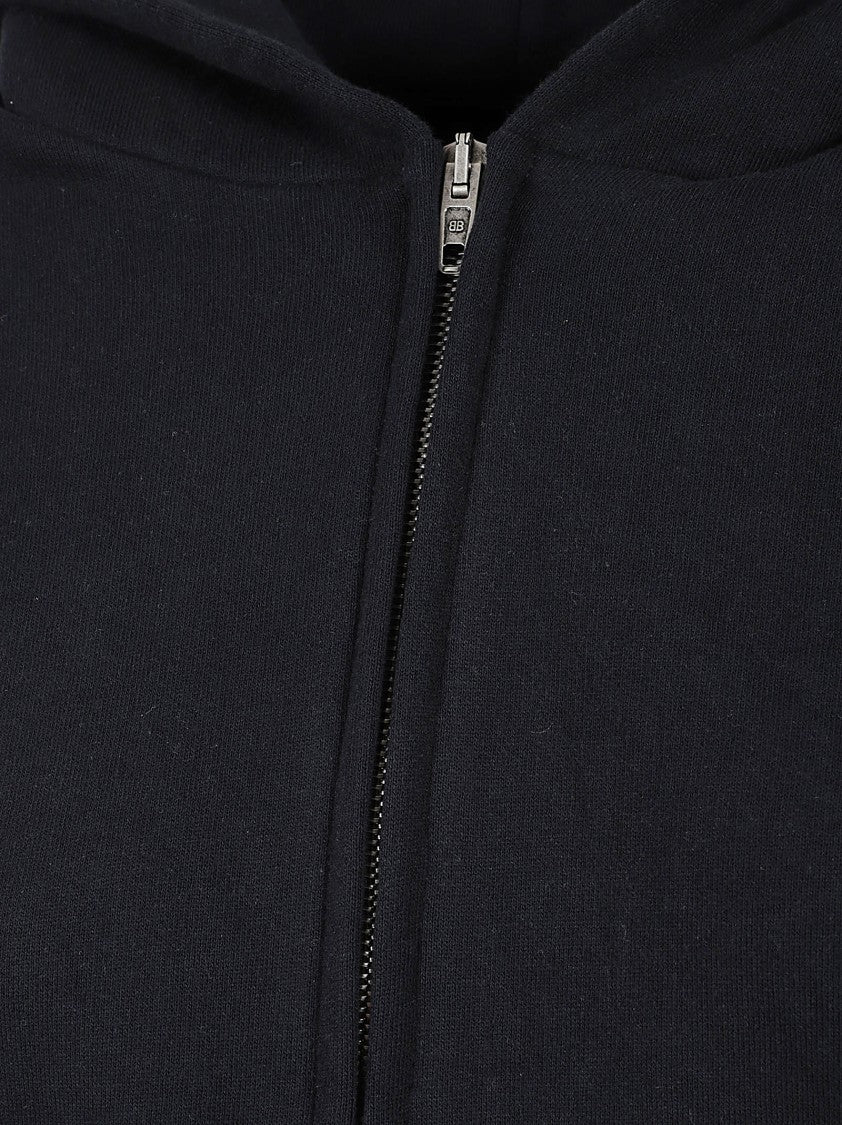 Balenciaga Dry Pile Knitwear Sweater With Flipped Embroidery