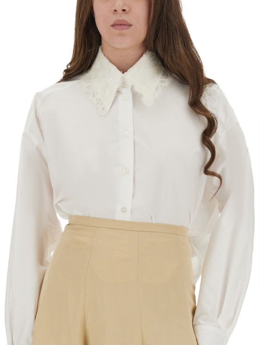 Fabiana Filippi Poplin Cropped Shirt