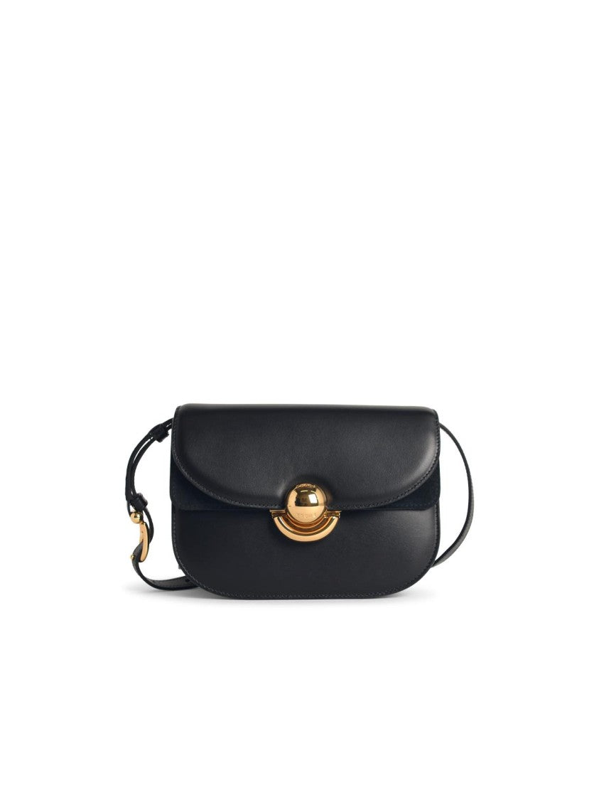 Furla 'Sfera' Mini Bag In Black Leather