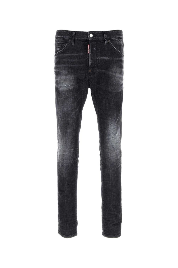 Dsquared2 Black Stretch Denim Cool Guy Jeans