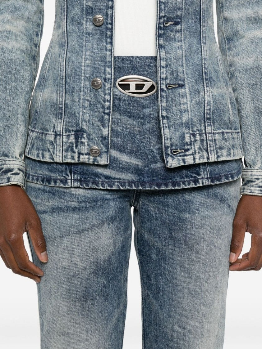 Diesel Light Blue Acid Wash Jeans