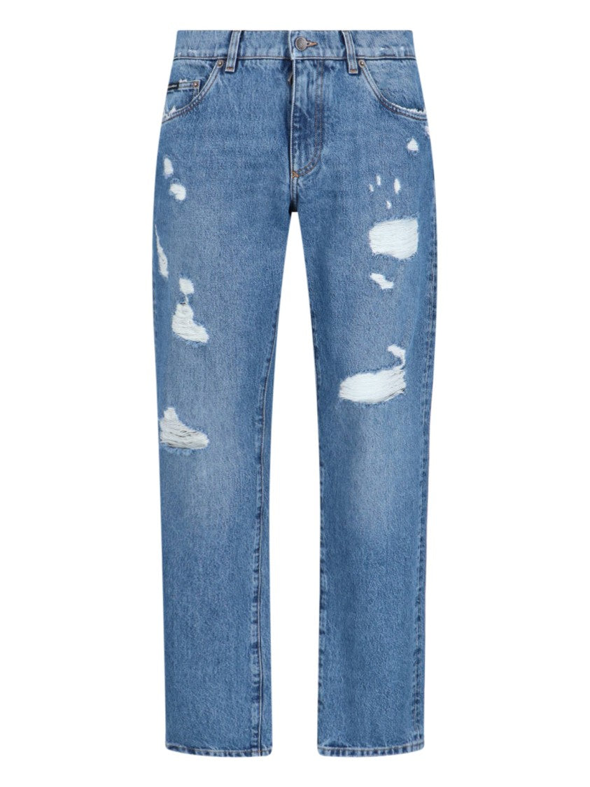 Dolce & Gabbana "Vintage" Straight Jeans – Blue