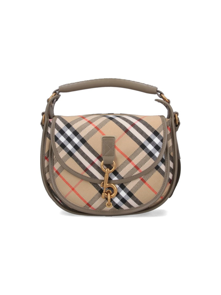 Burberry "Messenger B" Small Handbag Beige