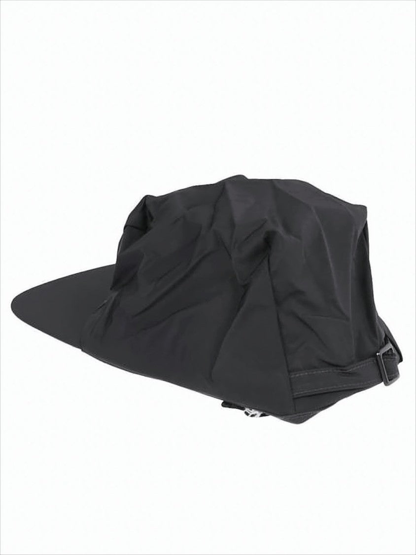 Homme Plissé Issey Miyake Structured Cap With Pleated Details And Adjustable Strap