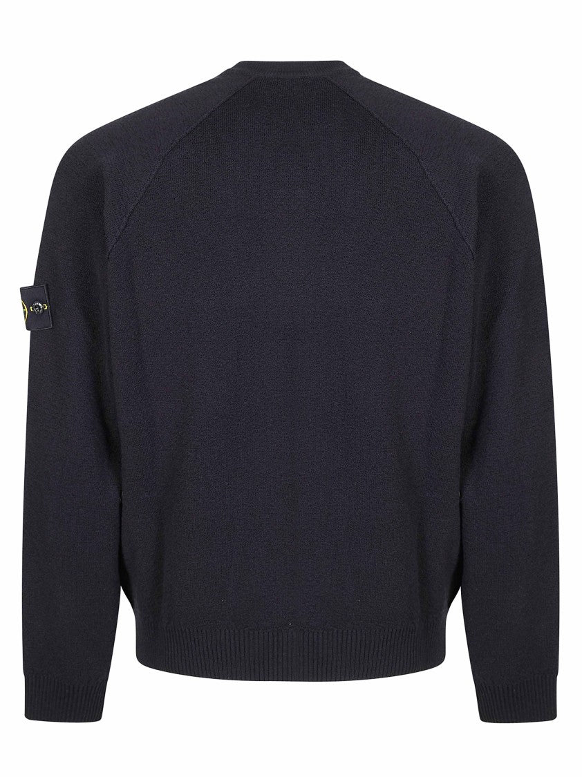 Stone Island Crew Neck Raglan Sleeves Sweater