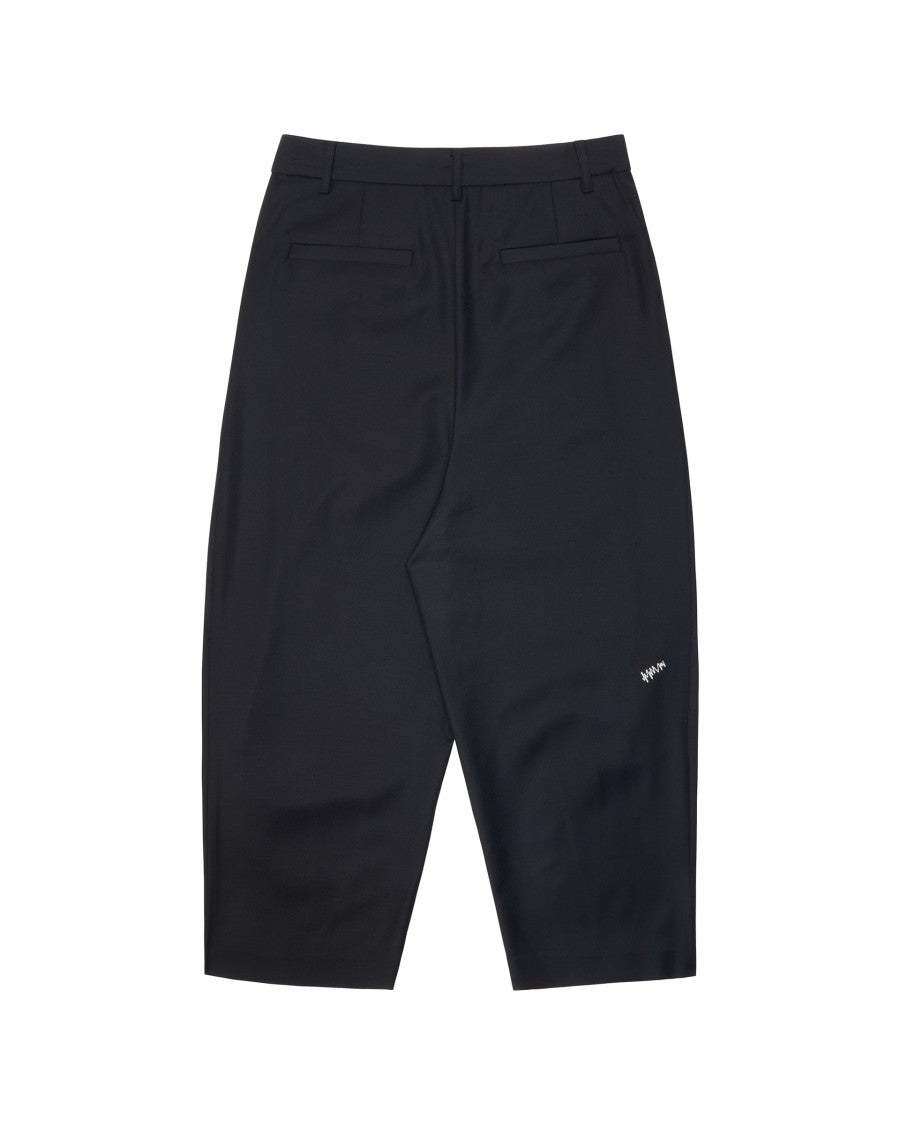 Adererror Ankle-Length Balloon Pants With Signature Zigzag Stitch