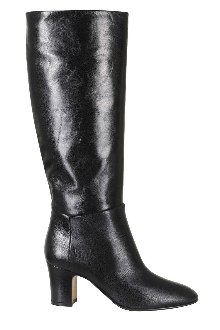 Alberta Ferretti Leather High Shaft Leather Sole Leather Boots