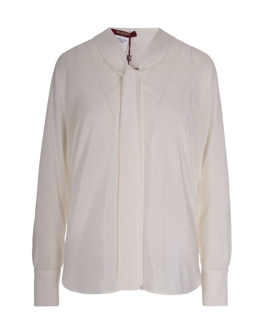 Max Mara Ivory Khaki Shirt