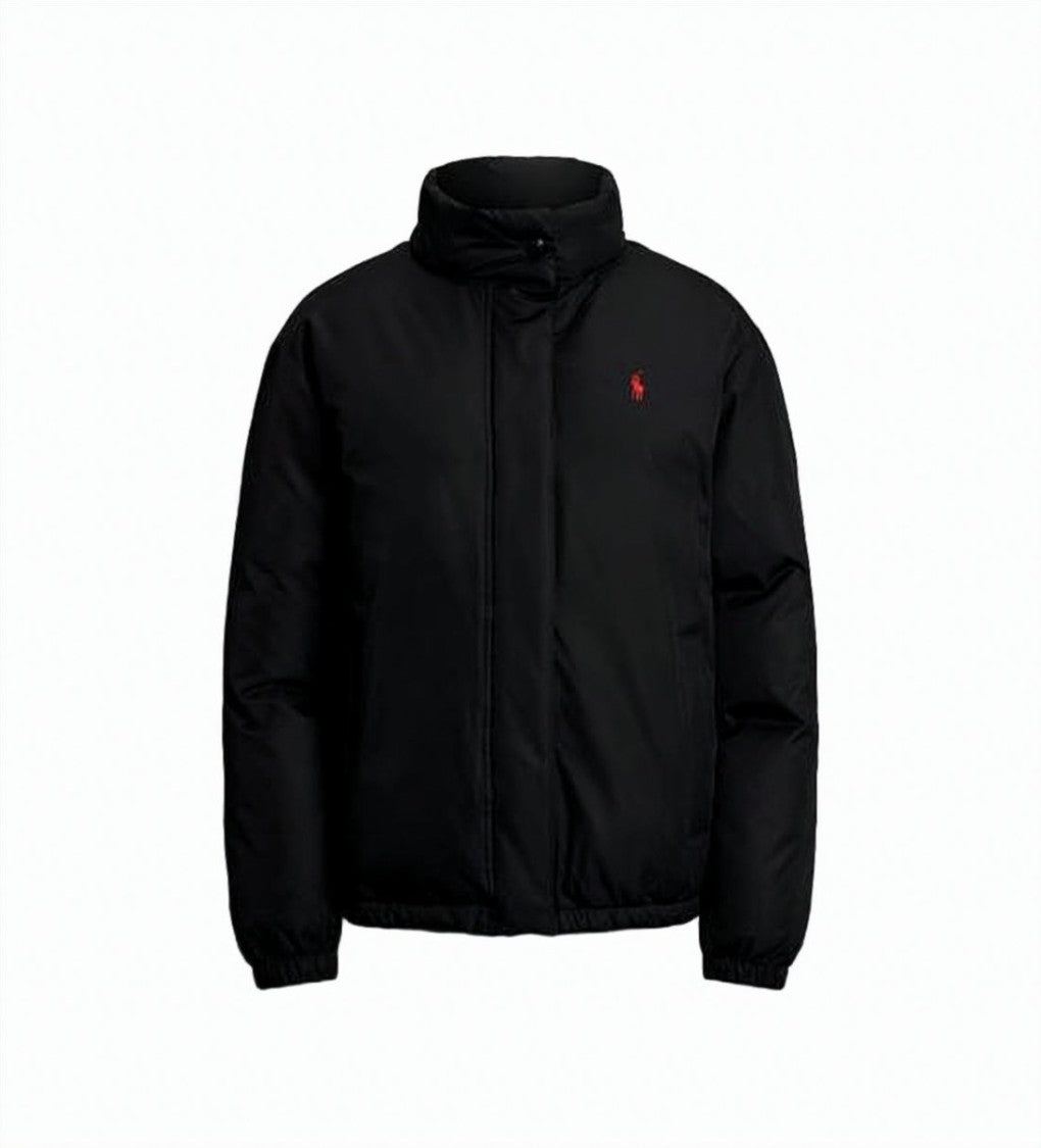 Polo Ralph Lauren Water-Resistant Puffer Jacket With High Collar And Hidden Zip Closure