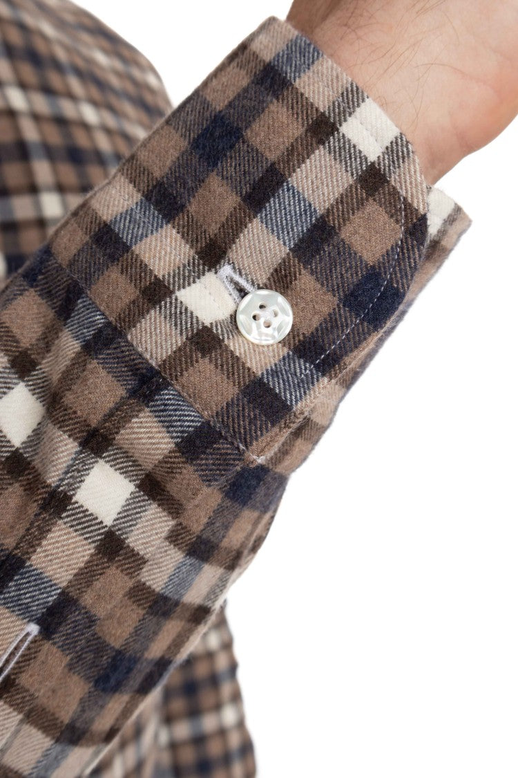 Barba Dandylife Check Print Shirt