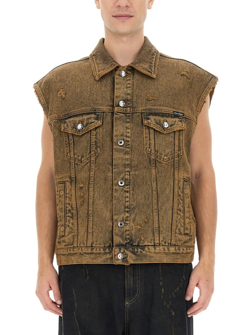 Dolce & Gabbana Denim Vest