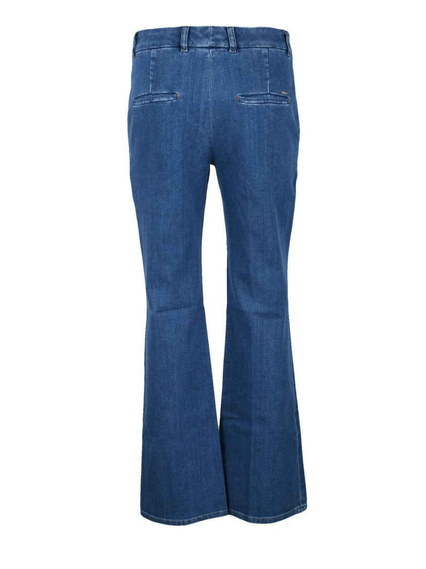 Slowear By Incotex Blue Flared Jeans