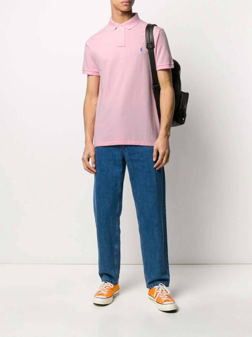 Polo Ralph Lauren Soft Pink Polo Shirt Traditional Collar