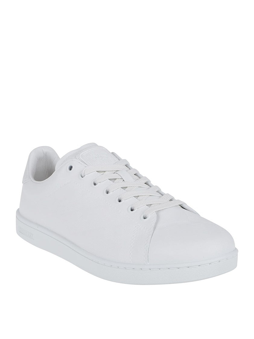 Burberry Refined White Leather Sneakers