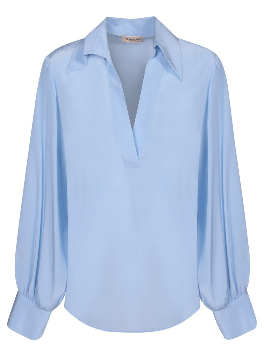 Blanca Vita Silk Blend Blouse
