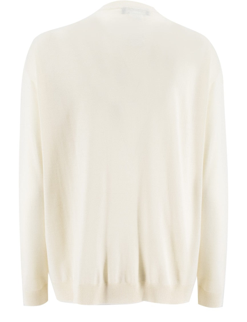 Fabiana Filippi Cashmere Blend Knit Sweater