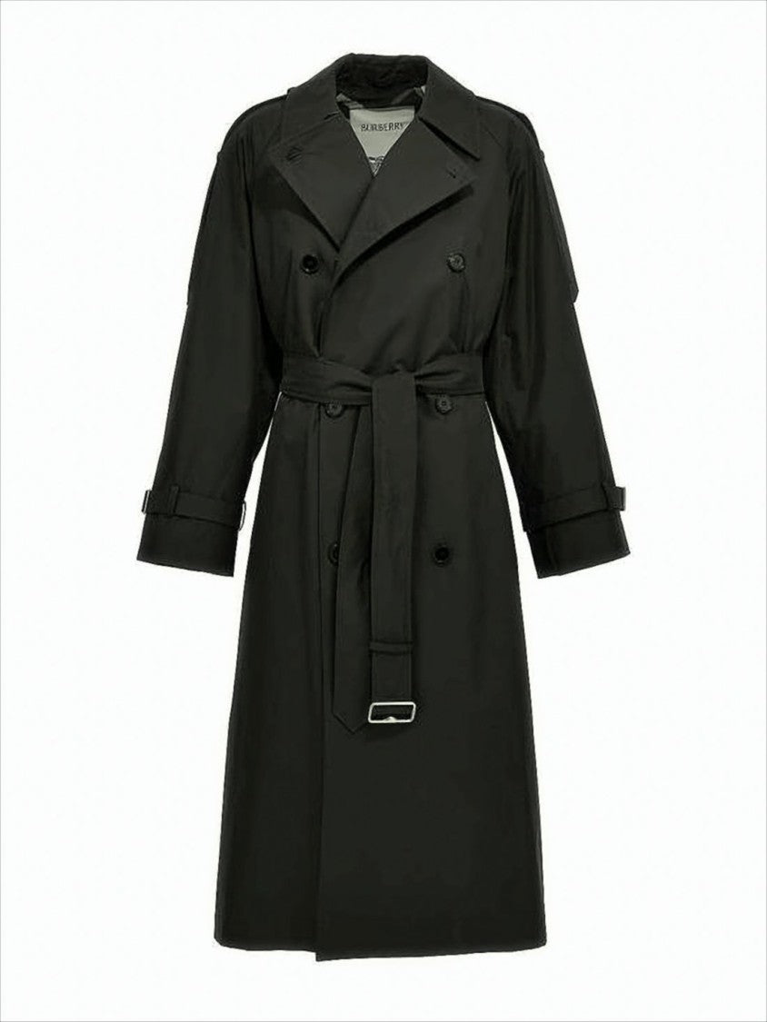 Burberry Double-Breasted Trench Coat With Tailored Waist