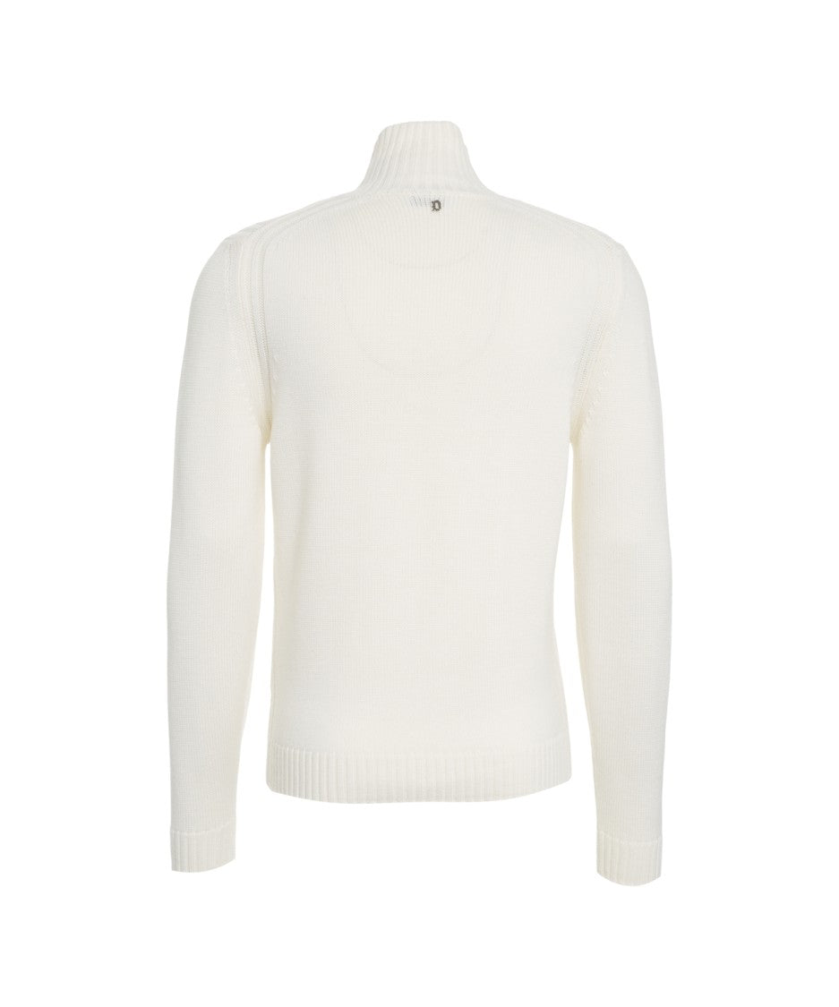 Dondup Fitted Wool Turtleneck Sweater