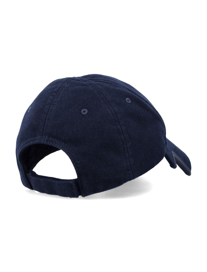 Balenciaga Al Logo Embroidered Cap
