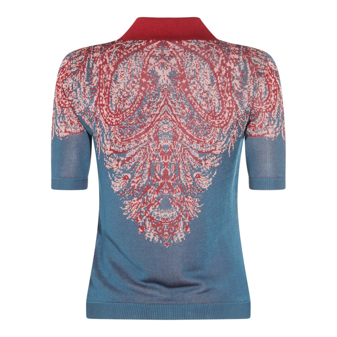 Etro Multicolor Viscose Polo Shirt
