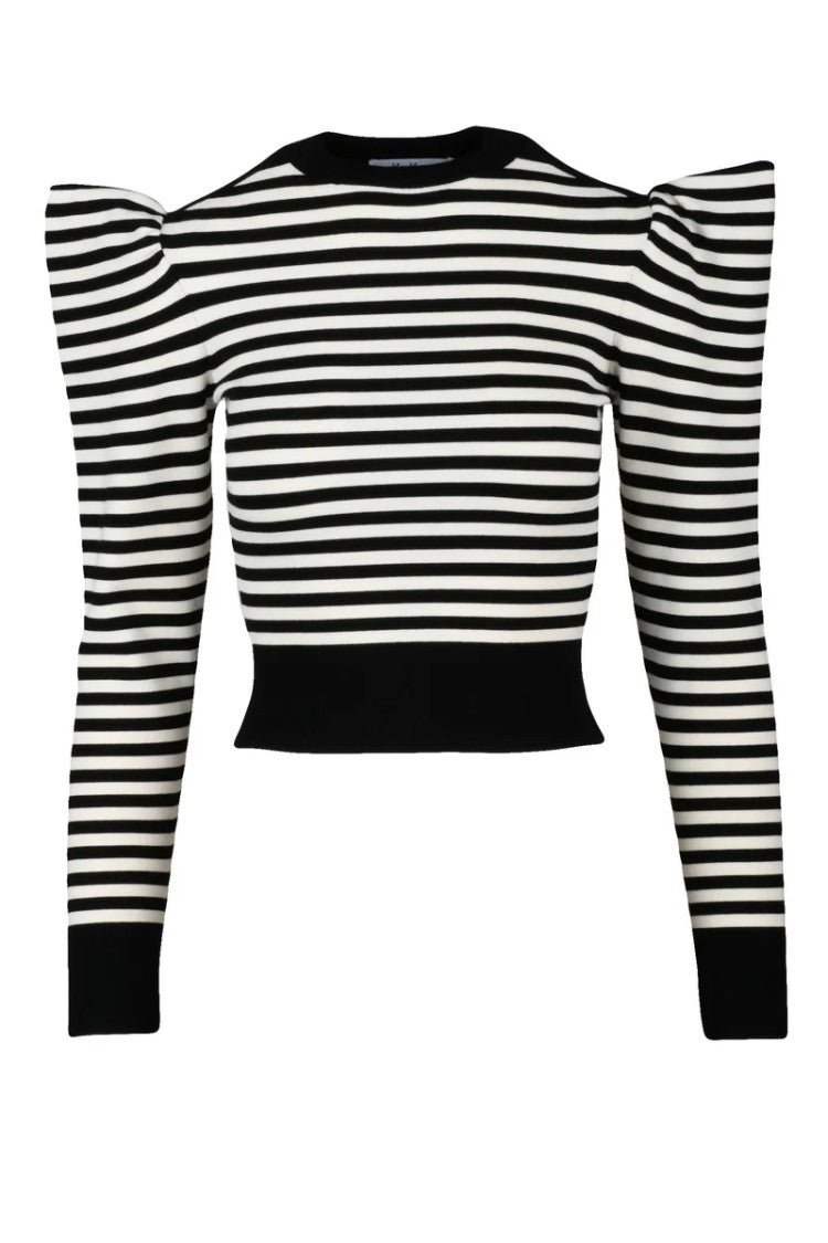 Max Mara Volpino Short Jumper - Black/White