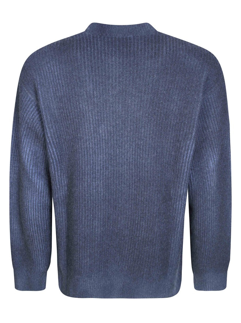 Diesel Relaxed Fit Ribbed Knit Sweater