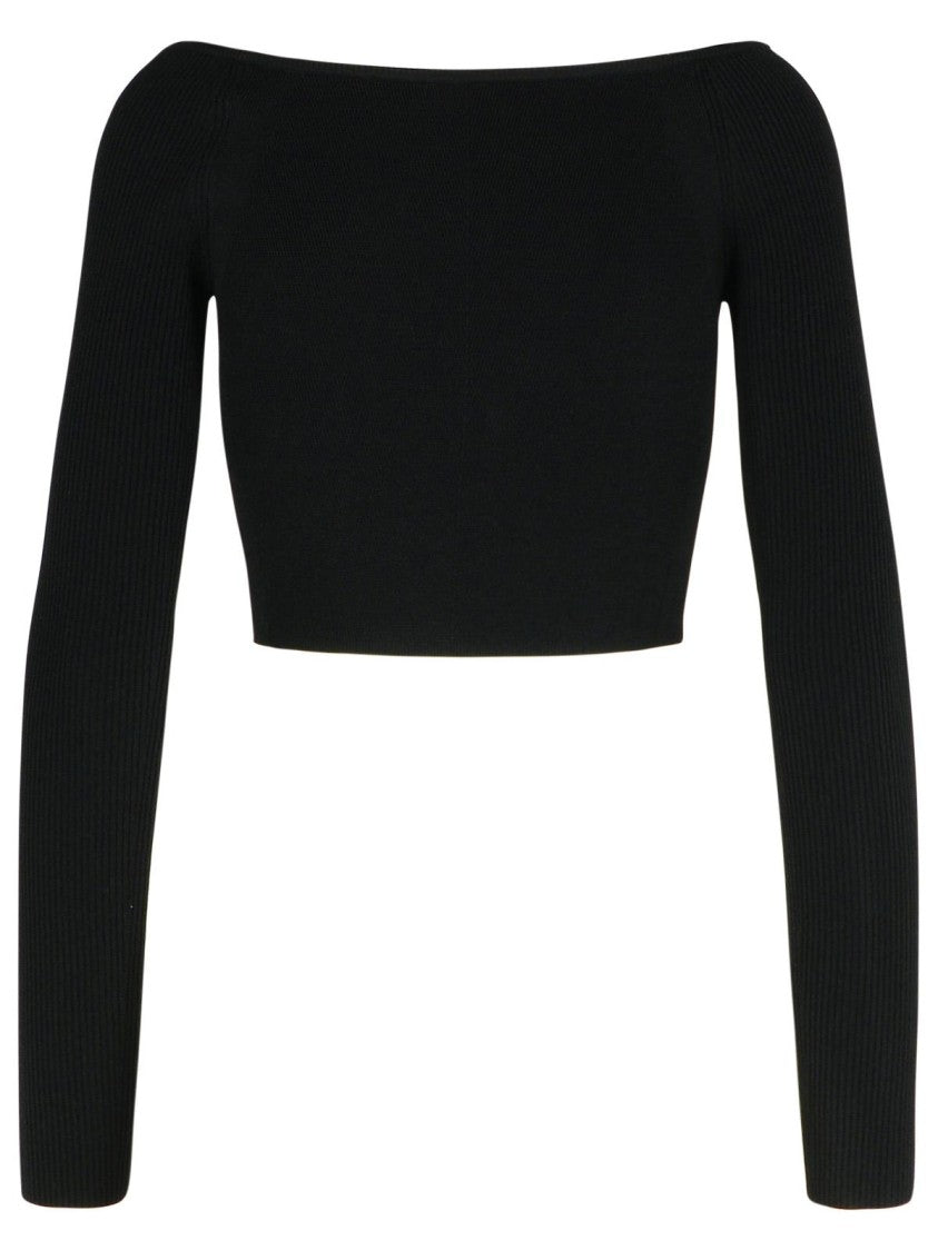 Diesel 'Vera' Black Viscose Blend Top