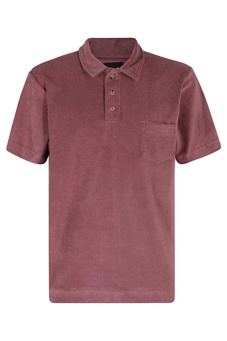 Howlin Purple Terry Fabric Classic Collar Polo Shirt
