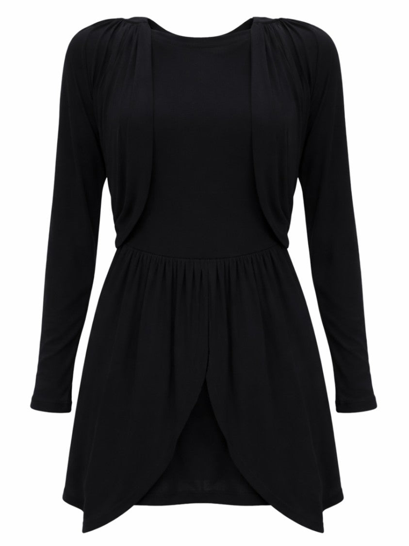 Isabel Marant Niamae Viscose Draped Overlay Mini Dress