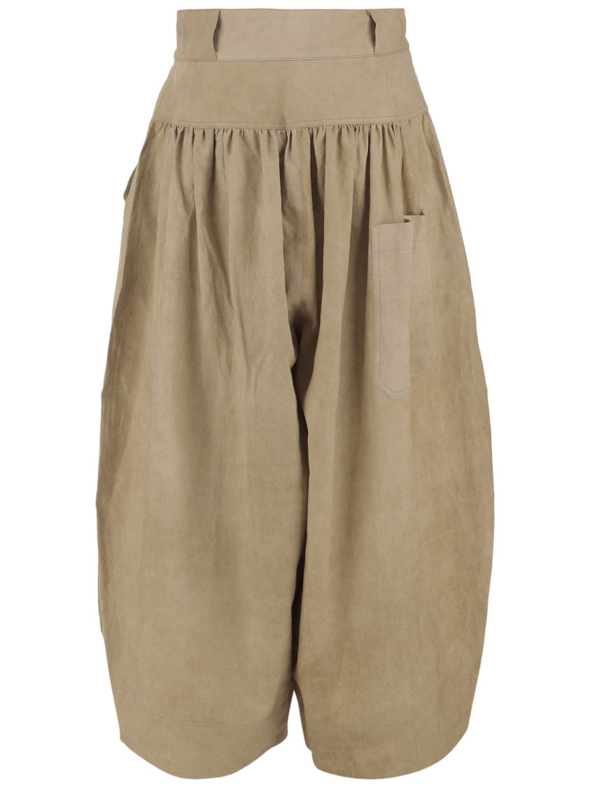 Niccolò Pasqualetti Oversized Linen-Blend Pants